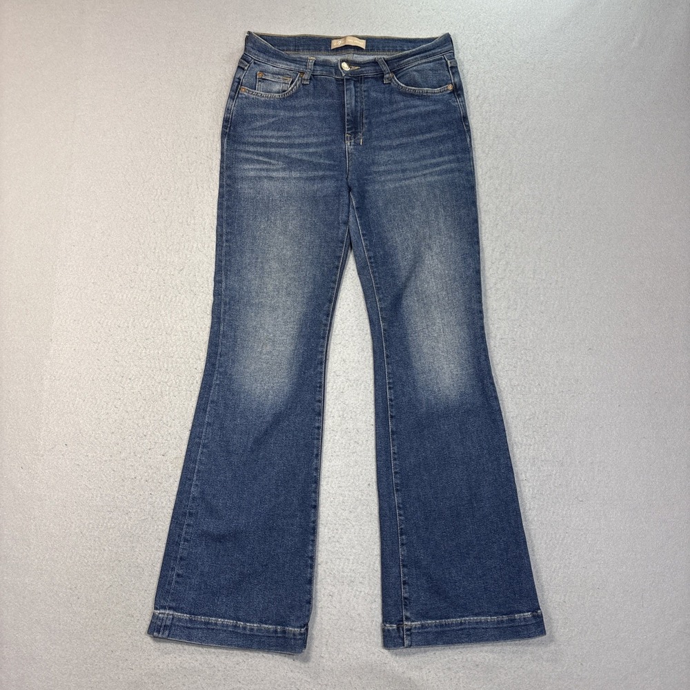 7 For All Mankind Tailorless Dojo High Rise Size 30 Whiskered‎ Boot Cut